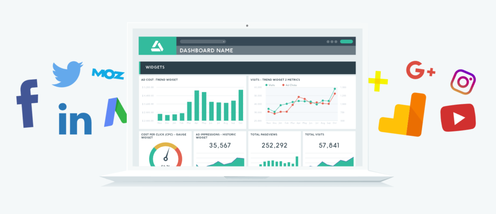 DashThis reporting dashboard preview
